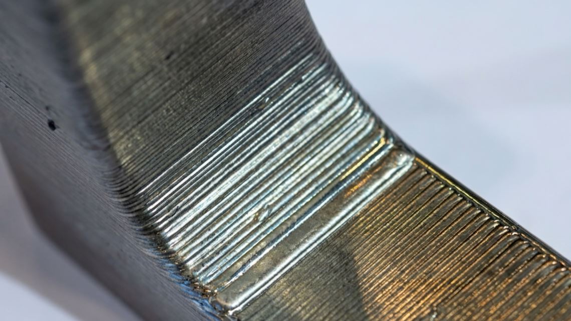 Wire-Laser Schweißraupen-Detail