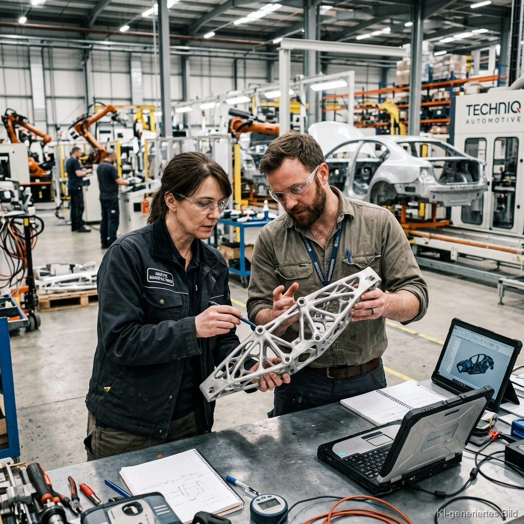 Cover Aluminium im 3D-Druck für Automotive