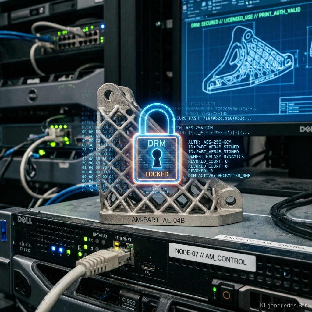Cover Digitales Rechtemanagement (DRM) für 3D-Druckdaten