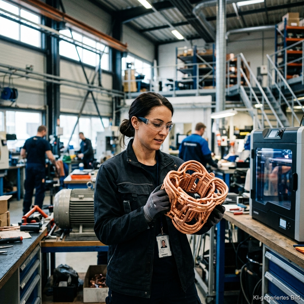 Cover Kupfer 3D-Druck für die E-Mobilität