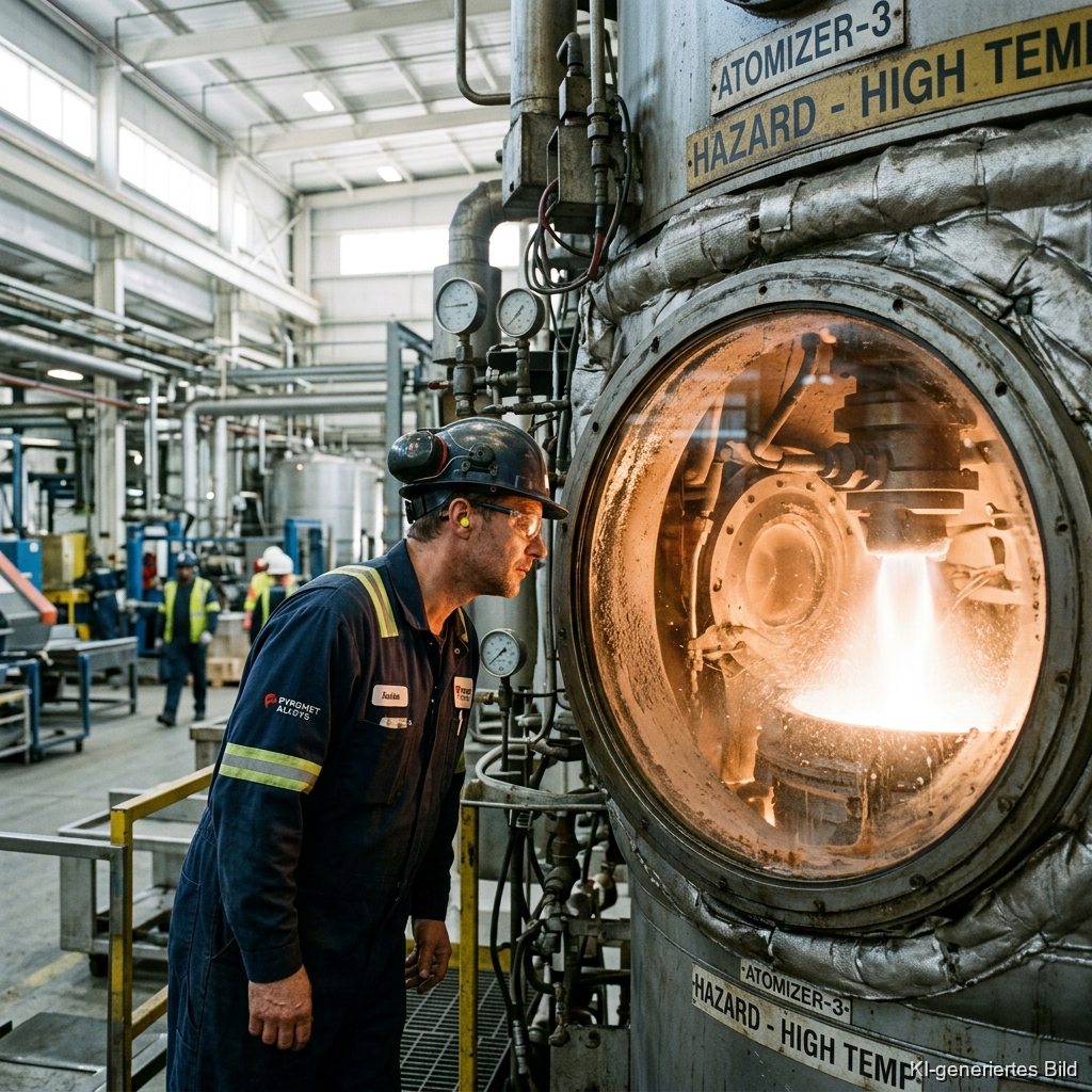 Cover Pulverherstellung für die Additive Fertigung