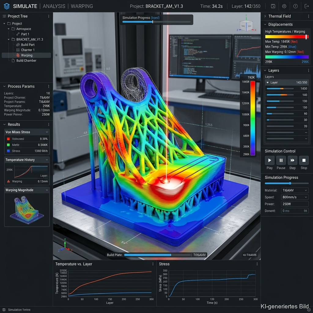 Cover Thermische Simulation & Warping-Prävention